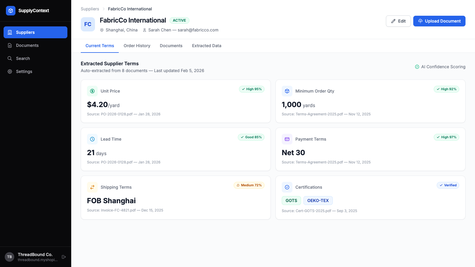 AI-Powered Data Extraction